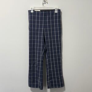 a new day Women's Navy Checkered Pants